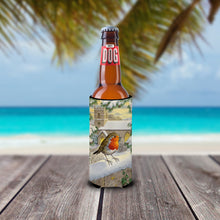 Load image into Gallery viewer, European Robin Waiting Slim Can Hugger – Fun &amp; Functional Drink Coolers ASA2090MUK