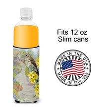 Load image into Gallery viewer, Spotted Flycatcher Slim Can Hugger – Fun &amp; Functional Drink Coolers ASA2095MUK