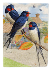 Load image into Gallery viewer, Barn Swallows Flag Canvas House Size ASA2106CHF