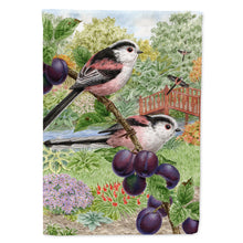 Load image into Gallery viewer, Long Tailed Tits Flag Canvas House Size ASA2115CHF