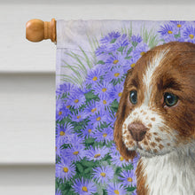 Load image into Gallery viewer, Welsh Springer Spaniel Pups Flag Canvas House Size ASA2116CHF