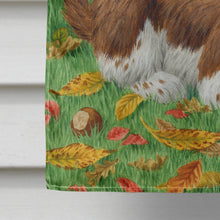 Load image into Gallery viewer, Welsh Springer Spaniel Pups Flag Canvas House Size ASA2116CHF