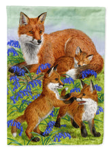 Load image into Gallery viewer, Fox Family Garden Flag – Decorative Outdoor Yard Flag ASA2123GF