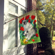 Load image into Gallery viewer, Birman Kittens Flag Canvas House Size ASA2125CHF