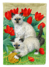 Load image into Gallery viewer, Birman Kittens Garden Flag – Decorative Outdoor Yard Flag ASA2125GF