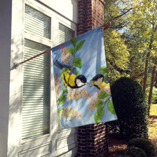 Load image into Gallery viewer, Eurasian Blue Tits Birds Flag Canvas House Size ASA2128CHF
