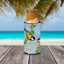 Load image into Gallery viewer, Eurasian Blue Tits Birds Slim Can Hugger – Fun &amp; Functional Drink Coolers ASA2128MUK