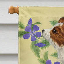 Load image into Gallery viewer, Papillon Pups Flag Canvas House Size ASA2129CHF