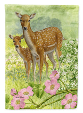 Load image into Gallery viewer, Fallow Deer &amp; Calf Garden Flag – Decorative Outdoor Yard Flag ASA2130GF