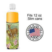 Load image into Gallery viewer, Fallow Deer &amp; Calf Slim Can Hugger – Fun &amp; Functional Drink Coolers ASA2130MUK