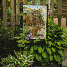 Load image into Gallery viewer, Lynx &amp; Cubs Garden Flag – Decorative Outdoor Yard Flag ASA2134GF