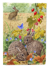 Load image into Gallery viewer, Leverets and Rabbit Garden Flag – Decorative Outdoor Yard Flag ASA2140GF