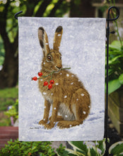 Load image into Gallery viewer, Rabbit Hare &amp; Rosehips Garden Flag – Decorative Outdoor Yard Flag ASA2147GF