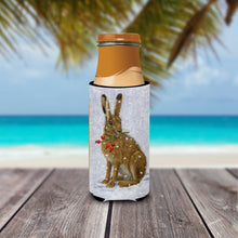 Load image into Gallery viewer, Rabbit Hare &amp; Rosehips Slim Can Hugger – Fun &amp; Functional Drink Coolers ASA2147MUK