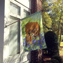 Load image into Gallery viewer, Deer &amp; Fawn Flag Canvas House Size ASA2151CHF