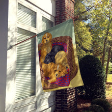 Load image into Gallery viewer, Puppies Flag Canvas House Size ASA2155CHF