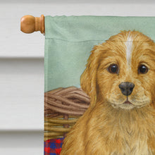 Load image into Gallery viewer, Puppies Flag Canvas House Size ASA2155CHF