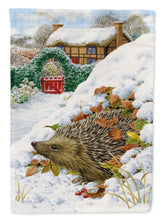 Load image into Gallery viewer, Hedgehog Holiday Garden Flag – Decorative Outdoor Yard Flag ASA2158GF