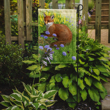 Load image into Gallery viewer, Springtime Fox Garden Flag – Decorative Outdoor Yard Flag ASA2160GF