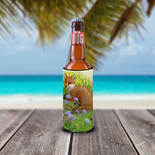 Load image into Gallery viewer, Springtime Fox Slim Can Hugger – Fun &amp; Functional Drink Coolers ASA2160MUK