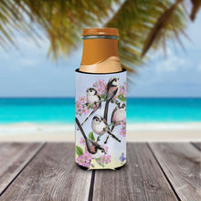 Load image into Gallery viewer, Party of 5 Long Tailed Tits Slim Can Hugger – Fun &amp; Functional Drink Coolers ASA2163MUK