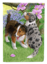 Load image into Gallery viewer, Sheltie Puppies Garden Flag – Decorative Outdoor Yard Flag ASA2166GF