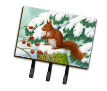 Load image into Gallery viewer, Winter Red Squirrel Leash or Key Holder ASA2172TH68