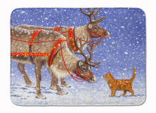 Load image into Gallery viewer, Reindeer &amp; Cat Machine Washable Memory Foam Mat ASA2174RUG