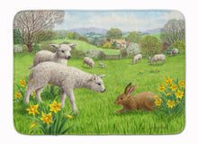 Load image into Gallery viewer, Lambs, Sheep and Rabbit Hare Machine Washable Memory Foam Mat ASA2179RUG