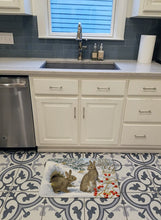 Load image into Gallery viewer, Winter Rabbits Machine Washable Memory Foam Mat ASA2181RUG