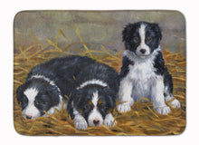 Load image into Gallery viewer, Border Collie Puppies Machine Washable Memory Foam Mat ASA2196RUG