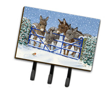 Load image into Gallery viewer, Donkeys and Robin at the Fence Leash or Key Holder ASA2210TH68