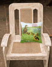 Load image into Gallery viewer, Mallard and Ducklings by Sarah Adams Canvas Decorative Pillow ASAD0693PW1414