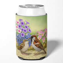 Load image into Gallery viewer, House Sparrows Feeding Time Can or Bottle Hugger ASAD0700CC