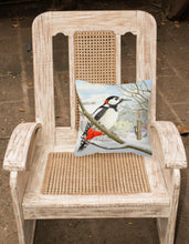 Load image into Gallery viewer, Spotted Woodpecker by Sarah Adams Canvas Decorative Pillow ASAD0701PW1414