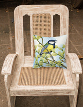 Load image into Gallery viewer, Eurasian Blue Tit by Sarah Adams Canvas Decorative Pillow ASAD0777PW1414