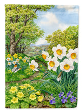 Load image into Gallery viewer, Spring Flowers by Sarah Adams Flag Canvas House Size ASAD778CHF