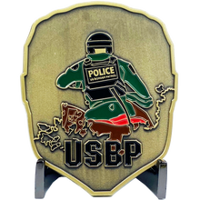 Load image into Gallery viewer, CL11-02 Border Patrol ATV Patrol Agent CBP Challenge Coin Thin Green Line