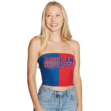 Load image into Gallery viewer, American University Two Tone Tube Top