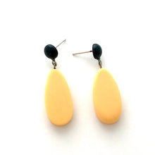 Load image into Gallery viewer, Peach Matte Alex Drop Earrings *