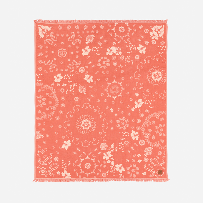 Axel Driftweave Beach Blanket - Guava