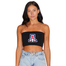 Load image into Gallery viewer, University of Arizona Black Bandeau Top
