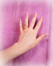 Load image into Gallery viewer, Slim Oval Frame - Titanium Ring