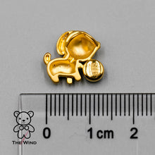 Load image into Gallery viewer, Adorable Dog Australian Doublet Opal, Diamond, Sapphire Pendant Necklace 18K Yellow Gold