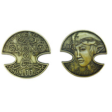 Load image into Gallery viewer, Adventure Coins – Elven Metal Coins Elf Set of 10