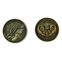 Load image into Gallery viewer, Adventure Coins – Elven Metal Coins Elf Set of 10