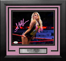 Load image into Gallery viewer, Alexa Bliss Hanging on the Ropes Autographed Framed WWE Wrestling Photo