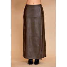Load image into Gallery viewer, Alexandra Vegan Leather Wrap Skirt [Sizes XS-XL]