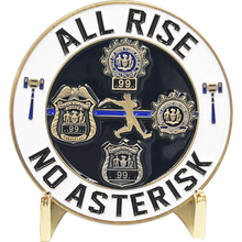 Load image into Gallery viewer, GL12-001 All Rise 99 NYPD Challenge Coin The Judge Officer Sergeant Detective District Attorney DA