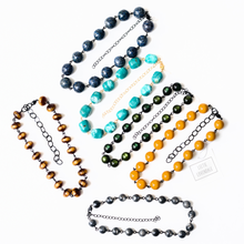 Load image into Gallery viewer, Viva Magenta Color Block Aura Amelia Necklace
